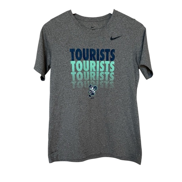 Nike Asheville Tourists Women’s XL Gray Dri-FIT Graphic T-Shirt Casual Baseball - Picture 2 of 5